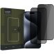 Комплект захисних стекол (2шт) HOFI Anti Spy Glass Pro+ для Apple iPhone 16 Pro Max - Black (366376). Фото 1 з 6