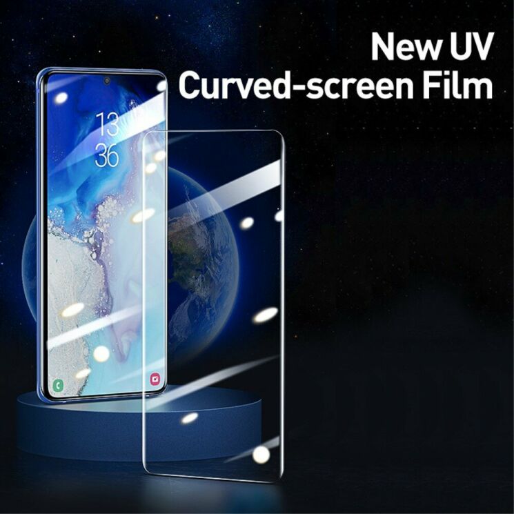 Комплект защитных стекол BASEUS Full Cover UV 0.25mm для Samsung Galaxy S20 Plus (G985): фото 8 из 15