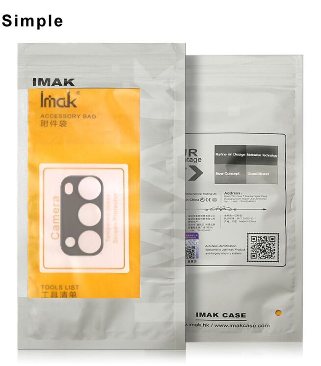 Защитное стекло на камеру IMAK Black Glass Lens для Samsung Galaxy Flip 3 - Black: фото 11 из 11
