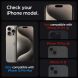 Комплект защитных стекол Spigen (SGP) GLAS.tR EZ Fit Privacy для Apple iPhone 15 Pro Max (339479). Фото 3 из 8
