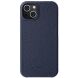 Кожаный чехол MELKCO Leather Case для Apple iPhone 15 Plus - Dark Blue (329460DB). Фото 1 из 3