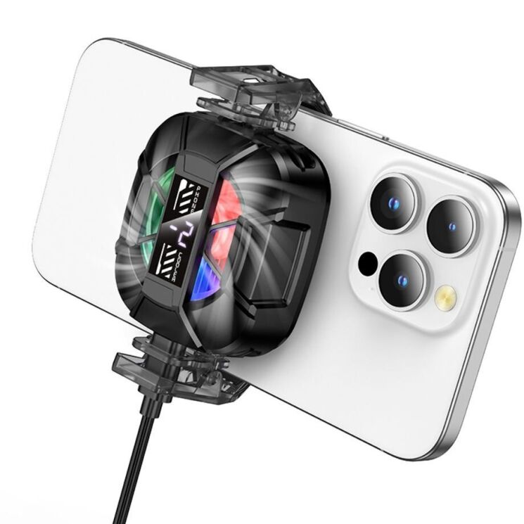 Кулер-вентилятор для смартфона Hoco GA5 - Black: фото 3 из 8