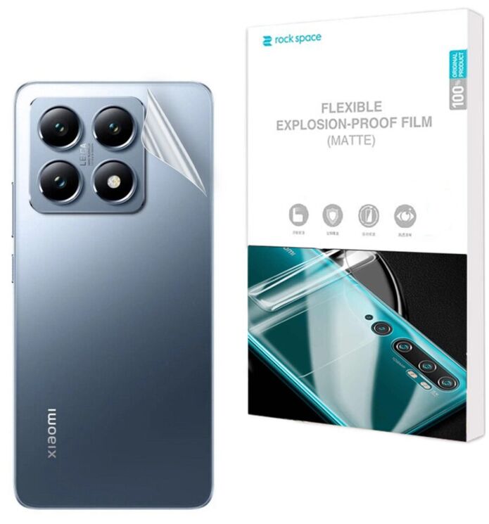 Антиблікова плівка на задню панель RockSpace Matte для Xiaomi 14T / 14T Pro: фото 1 з 9