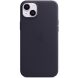Оригинальный чехол Leather Case with MagSafe для Apple iPhone 14 Plus (MPPC3) - Ink (306714DB). Фото 2 из 5
