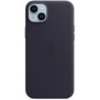 Оригинальный чехол Leather Case with MagSafe для Apple iPhone 14 Plus (MPPC3) - Ink (306714DB)