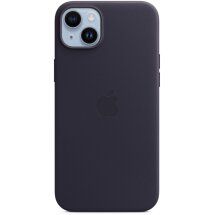 Оригінальний чохол Leather Case with MagSafe для Apple iPhone 14 Plus (MPPC3) - Ink: фото 1 з 5