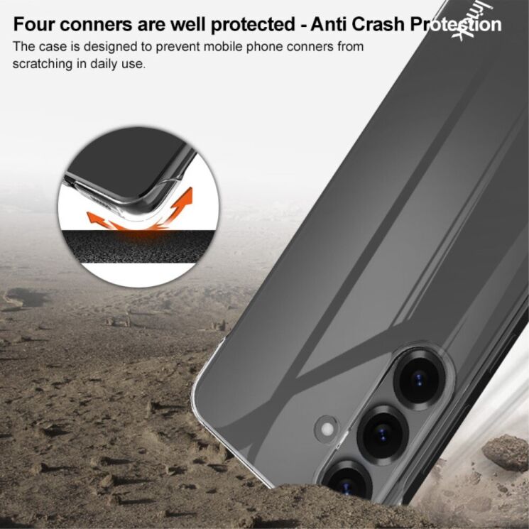 Пластиковий чохол IMAK Crystal для Samsung Galaxy S25 Plus (S936) - Transparent: фото 7 з 13