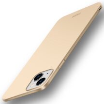 Пластиковий чохол MOFI Slim Shield для Apple iPhone 15 - Gold: фото 1 з 9