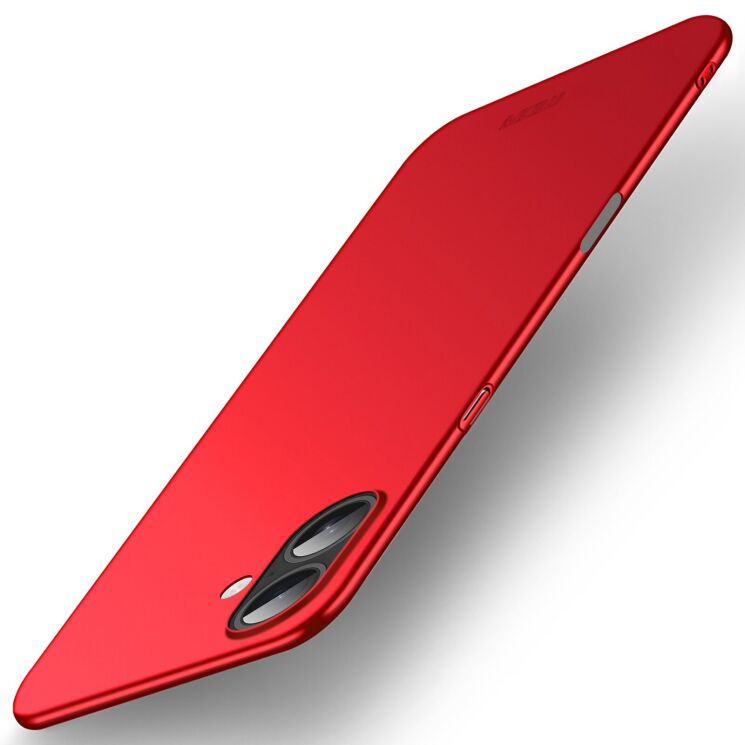 Пластиковий чохол MOFI Slim Shield для Apple iPhone 17 - Red: фото 1 з 9