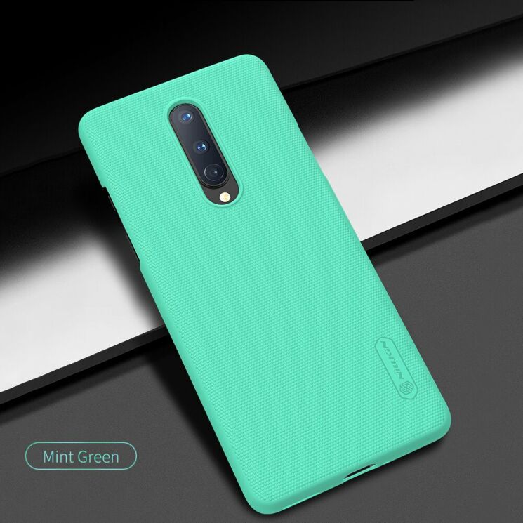 Пластиковий чохол NILLKIN Frosted Shield для OnePlus 8 - Green: фото 4 з 16
