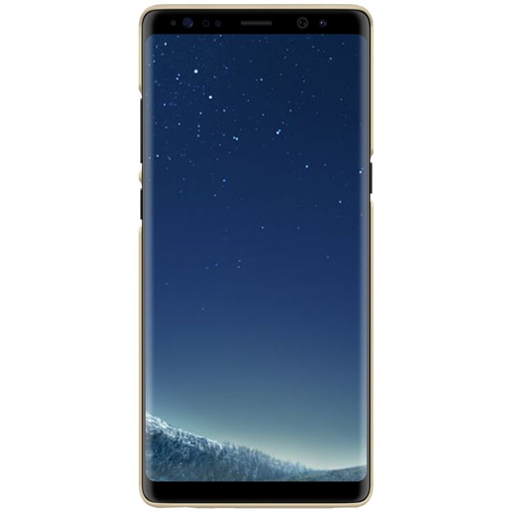 Пластиковый чехол NILLKIN Frosted Shield для Samsung Galaxy Note 8 (N950) - Gold: фото 6 из 15