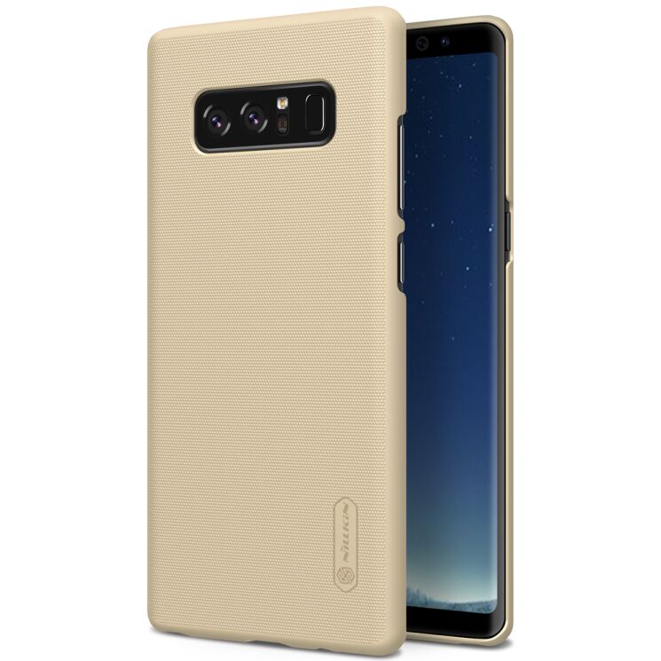 Пластиковый чехол NILLKIN Frosted Shield для Samsung Galaxy Note 8 (N950) - Gold: фото 1 из 15