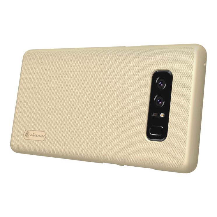 Пластиковый чехол NILLKIN Frosted Shield для Samsung Galaxy Note 8 (N950) - Gold: фото 4 из 15
