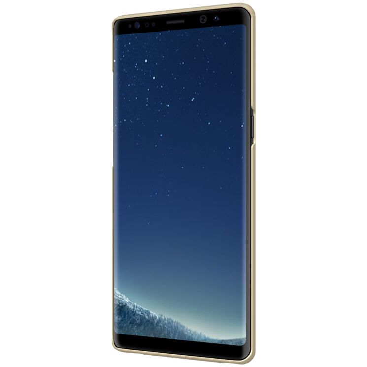 Пластиковый чехол NILLKIN Frosted Shield для Samsung Galaxy Note 8 (N950) - Gold: фото 2 из 15
