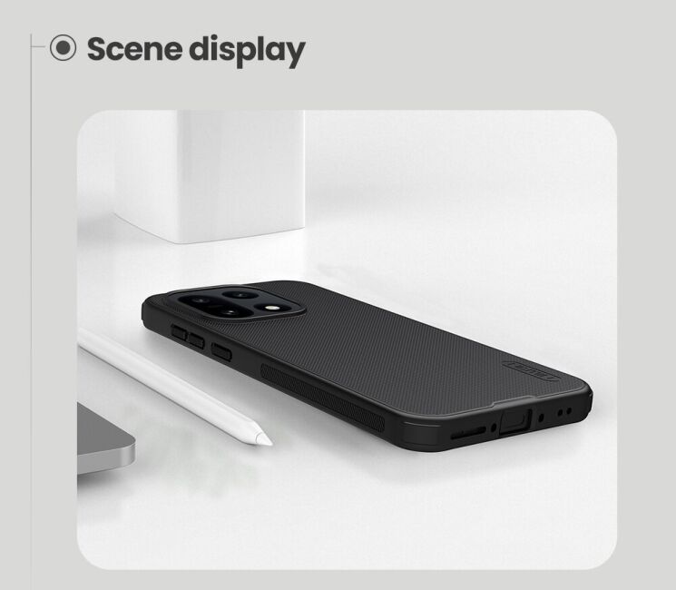 Пластиковый чехол NILLKIN Frosted Shield Pro Magnetic для OnePlus 15 - Black: фото 18 из 19