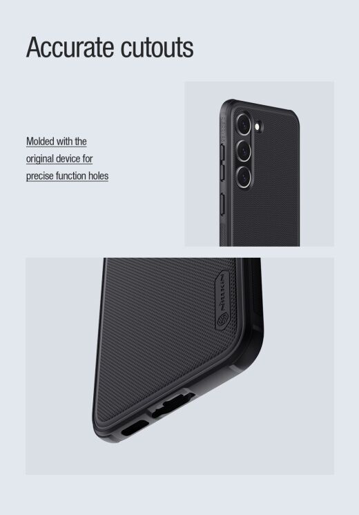 Пластиковый чехол NILLKIN Frosted Shield Pro Magnetic для Samsung Galaxy S23 (S911) - Black: фото 13 из 14