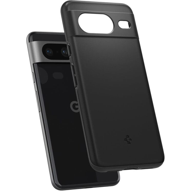Пластиковый чехол Spigen (SGP) Thin Fit для Google Pixel 8 - Black: фото 4 из 17