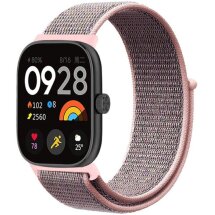 Ремінець ArmorStandart Nylon для Xiaomi Smart Band 10 Pro / 9 Pro / 8 Pro / Redmi Watch 6 / 5 / 4 - Grey / Pink: фото 1 з 1