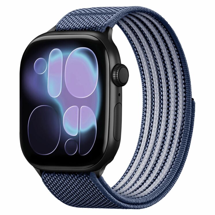 Ремінець Deexe Active Band для Apple Watch 42 (Series 10/11/12) / 41 / 40 / SE 40 / 38 - Dark Blue (345162DB) Ремінець Deexe Active Band для Apple Watch 42 (Series 10/11/12) / 41 / 40 / SE 40 / 38 - Dark Blue: фото 2 з 4