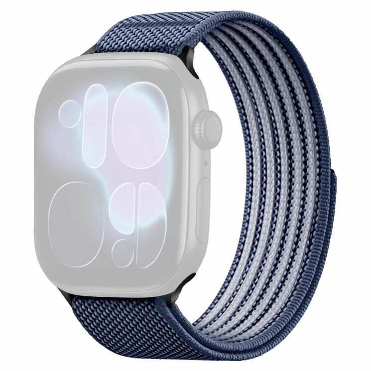 Ремінець Deexe Active Band для Apple Watch 42 (Series 10/11/12) / 41 / 40 / SE 40 / 38 - Dark Blue (345162DB) Ремінець Deexe Active Band для Apple Watch 42 (Series 10/11/12) / 41 / 40 / SE 40 / 38 - Dark Blue: фото 1 з 4
