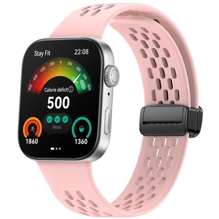 Ремешок Deexe Astra Strap для Huawei Watch Fit 3 - Pink: фото 3 из 3