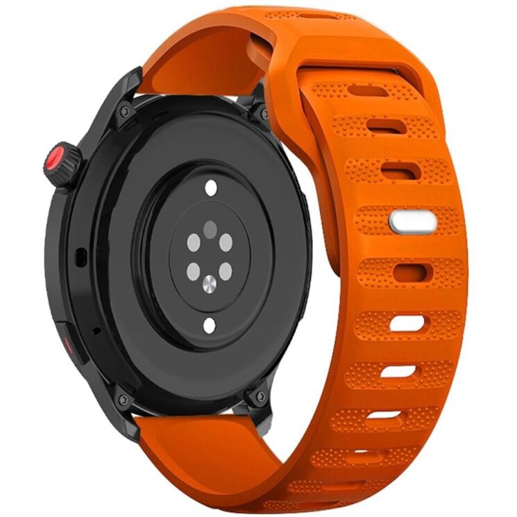 Ремінець Deexe Dot Texture для годинників з шириною кріплення 20 мм - Orange: фото 1 з 7