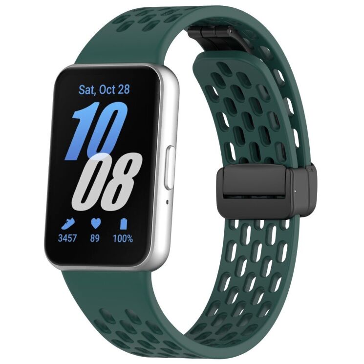 Ремінець Deexe Eclipse для Samsung Galaxy Fit 3 - Green: фото 1 з 7