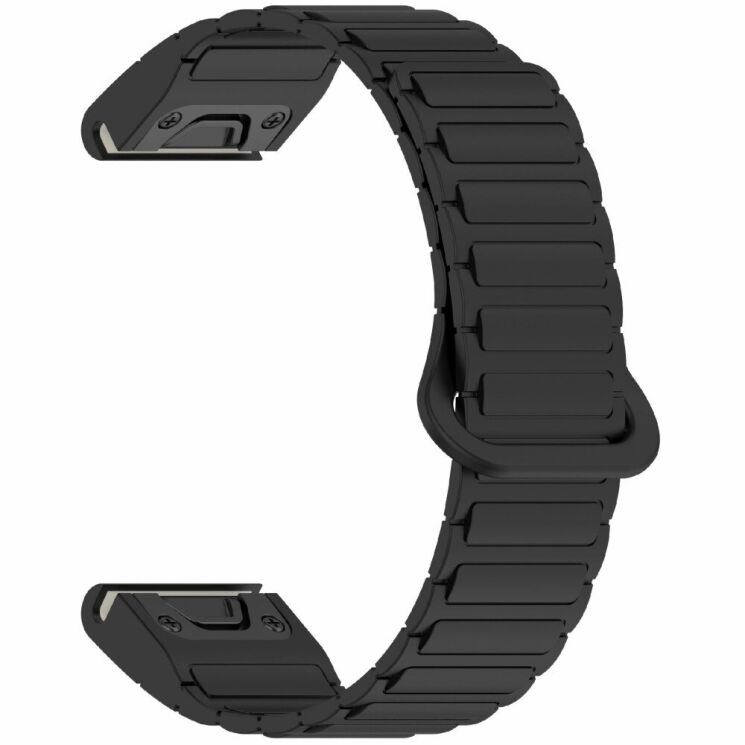 Ремешок Deexe Flexible Fit для часов Garmin c креплением Quick Fit 22mm - Black: фото 3 из 8