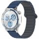 Ремешок Deexe Flexible Fit для часов с шириной крепления 20 мм - Midnight Blue / Grey (895450LG). Фото 2 из 9