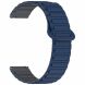 Ремешок Deexe Flexible Fit для часов с шириной крепления 20 мм - Midnight Blue / Grey (895450LG). Фото 3 из 9