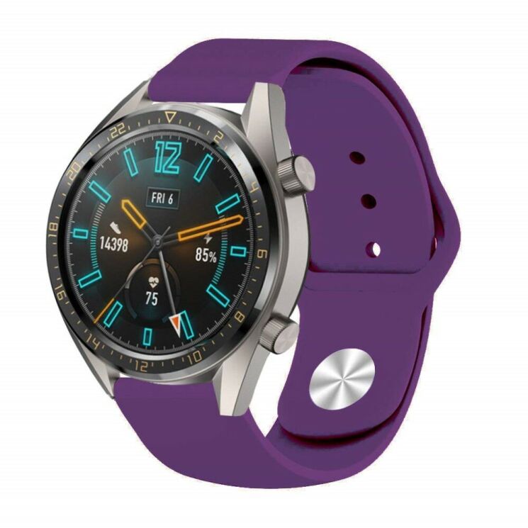 Ремешок Deexe Flexible Watch Band для Huawei Watch GT 2e - Purple: фото 1 из 3