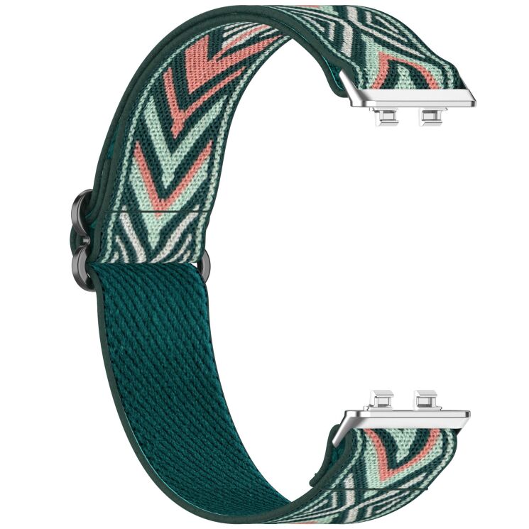 Ремешок Deexe Knitted Strap для Huawei Band 11 Pro / Band 11 - Green: фото 2 из 5
