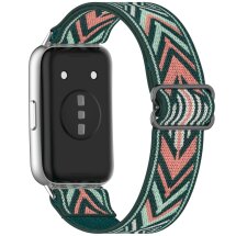 Ремешок Deexe Knitted Strap для Huawei Band 11 Pro / Band 11 - Green: фото 1 из 5
