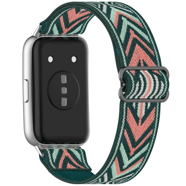 Ремешок Deexe Knitted Strap для Huawei Band 11 Pro / Band 11 - Green: фото 1 из 5