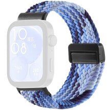 Ремешок Deexe Knitted Strap для Huawei Watch Fit 3 / Fit 4 / Fit 4 Pro - Navy Blue: фото 1 из 7
