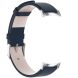 Ремешок Deexe Leather Strip для Xiaomi Mi Smart Band 8 / 9 - Dark Blue (326039DB). Фото 5 из 6