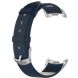 Ремешок Deexe Leather Strip для Xiaomi Mi Smart Band 8 / 9 - Dark Blue (326039DB). Фото 3 из 6