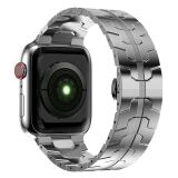 Ремінець Deexe Metal Strap для Apple Watch 46 / 45 / 44 / SE 44 / 42 (Series 1-3) / Ultra / Ultra 2 - Silver (286415S)