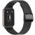 Ремінець Deexe Milanese Bracelet для Samsung Galaxy Fit 3 - Black: фото 1 з 6