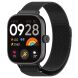 Ремешок Deexe Milanese Stainless Steel для Xiaomi Redmi Watch 4 / Mi Smart Band 8 Pro / Band 9 Pro - Black (346402B). Фото 4 из 10