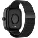 Ремешок Deexe Milanese Stainless Steel для Xiaomi Redmi Watch 4 / Mi Smart Band 8 Pro / Band 9 Pro - Black (346402B). Фото 1 из 10