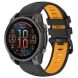 Ремінець Deexe Modern Strap для годинників Garmin з шириною кріплення QuickFit 20mm - Black / Orange (270816OB). Фото 4 з 7