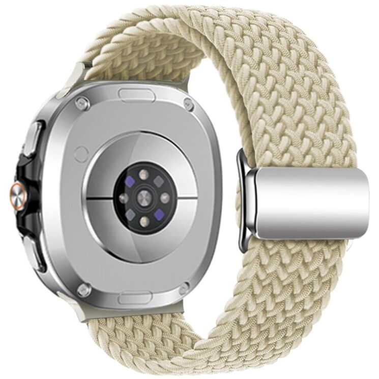 Ремінець Deexe Nylon Bracelet для Samsung Galaxy Watch 8 (40/44mm) / 8 Classic - Starlight: фото 1 з 4