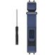Ремінець Deexe Nylon Magic Tape для Xiaomi Amazfit T-ReX 3 - Midnight Blue (382702MB). Фото 2 з 4