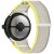 Ремешок Deexe Nylon Strap для Google Pixel Watch 3 (45mm) - Yellow / Grey: фото 1 из 6