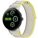 Ремешок Deexe Nylon Strap для Google Pixel Watch 3 (45mm) - Yellow / Grey (380702YH). Фото 2 из 6