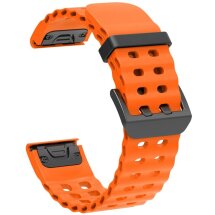 Ремінець Deexe Ocean Strap для годинників Garmin з кріпленням Quick Fit 26mm - Orange: фото 1 з 6