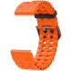 Ремешок Deexe Ocean Strap для часов Garmin c креплением Quick Fit 26mm - Orange (270704O). Фото 3 из 6
