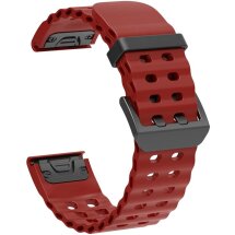 Ремінець Deexe Ocean Strap для годинників Garmin з кріпленням Quick Fit 22mm - Wine Red: фото 1 з 6