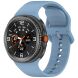 Ремінець Deexe Silicone Band для Samsung Galaxy Watch 8 (40/44mm) / 8 Classic - Grey / Blue (384190HL). Фото 2 з 7